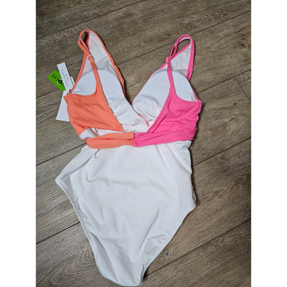 NWT Sanctuary Swim Color Block One Piece Ladies size Medium - Picture 6 of 11